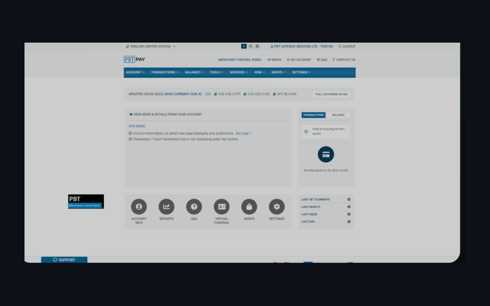 PBT Gateway preview